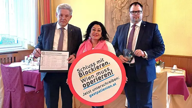 Hermann Hauer, Asita Aschraf, Thomas Elian (v.l.). | Foto: soko.at