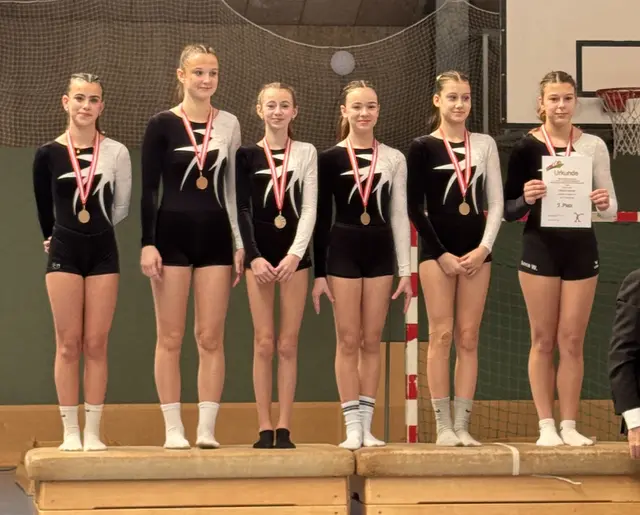 Emma Gruber, Anna Wallner, Mia Demirovic, Johanna Aistleitner, Melina Softic und Valentina Ströbitzer aus der 3a wurden Vize-Landesmeisterinnen.  | Foto: Sport/Mittelschule St. Valentin