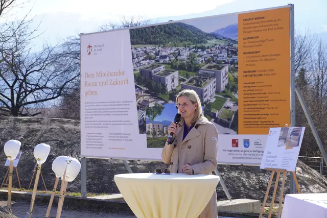 Bürgermeisterin Daniela Kampfl: "Das Wohnprojekt ist eine große Bereicherung für unsere Gemeinde." | Foto: AMG