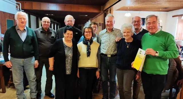 Josef Grilz, Anton Pletschko, Ferdinand Blasi, Katharina Fritzl, Pauline Deutsch, Maria Kuschnig, Josef Lippe, Agnes Kassl, Walter Druck und Anton Polessnig (von links) | Foto: Privat