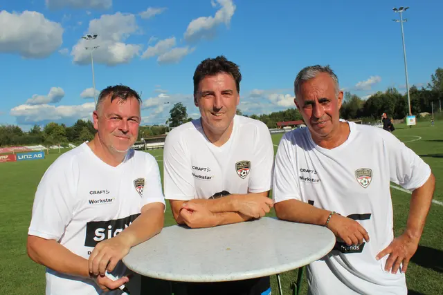 Copa Pele 2025 in Perg, Jürgen Panis, Joachim Standfest und Markus Weissenberger. | Foto: MeinBezirk Perg/Köck