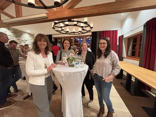 v.l.: Christiane Huter, Elisabeth Huter, Kathrin Triendl und Conny Roth