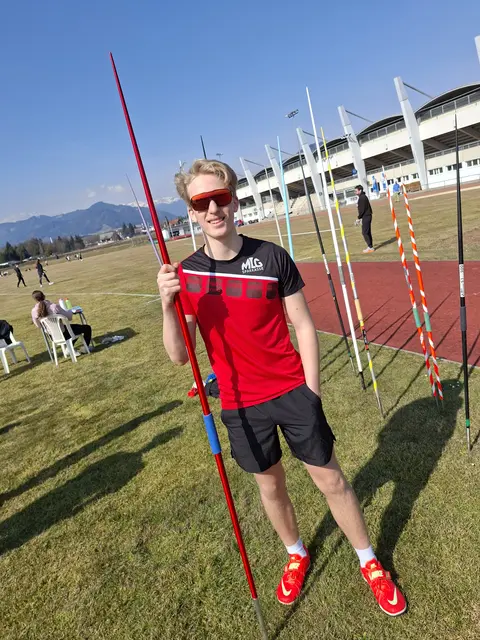 Theo Brünner knackte den 13 Jahre alten, steirischen Rekord im Speerwurf in der U16 mit einer Weite von 46.60 Metern. | Foto: MLG Sparkasse