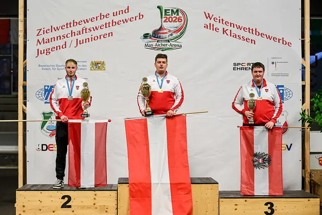 Florian Schiefer erzielte den zweiten Platz der U23 männlich Einzelwertung im Zielschießen.  | Foto: Herbert Pendl/Stocksport Austria