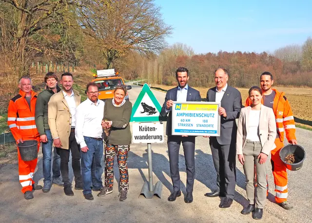 Amphibienschutz | Foto: NÖ Straßendienst
