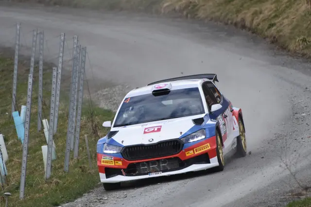 Albert von Thurn und Taxis und Jara Hain im Skoda Fabia RS Rally2, kurz bevor der Unfall passierte | Foto: Harald Illmer