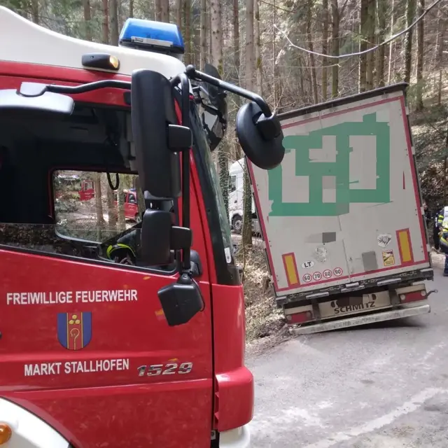 Die Feuerwehr Stallhofen war mit 15 Einsatzkräften vor Ort. | Foto: FF Stallhofen