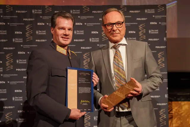 Ein gutes Team: Gerald Ortner und Harald Eitner. | Foto: LPD Stmk/Huber