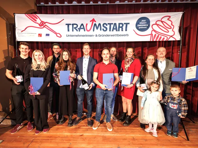 Alle Gewinner beim "Traumstart". | Foto: Maximilian Köck