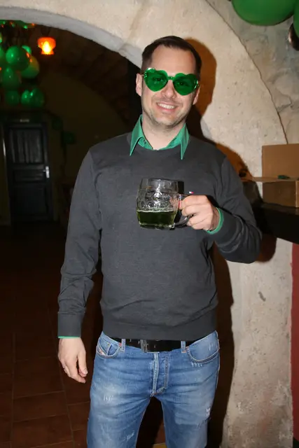 Thomas geniest sein "Bier" 