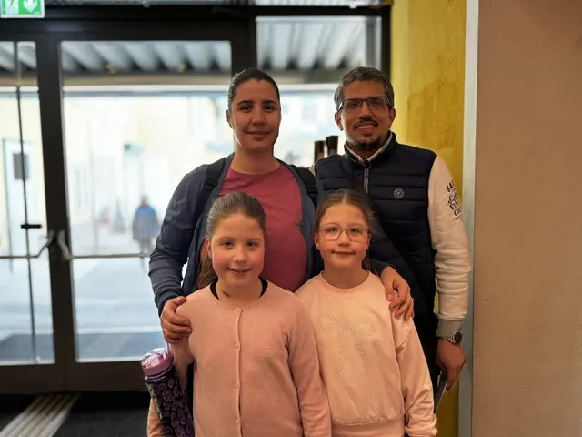 Daniela, Markus, Amelie und Celina 