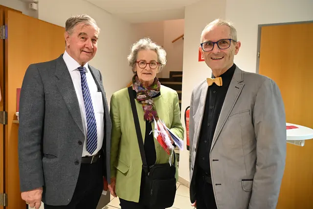 Erich und Martha Rihs mit Peter Hamberger | Foto: Gerlinde Siebenhandl