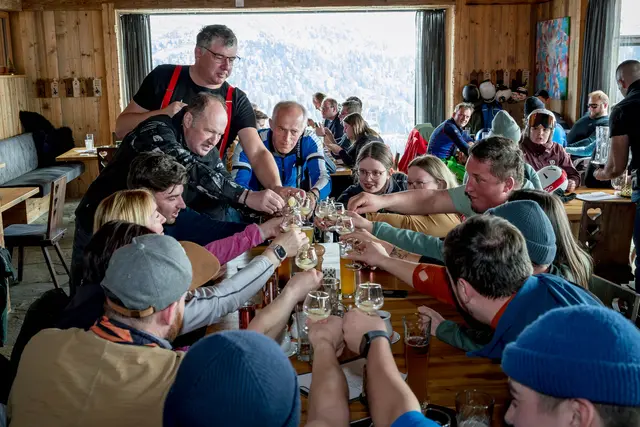 Auch der Spaß und die Kameradschaftspflege kam beim Landesfeuerwehrskitag nicht zu kurz.