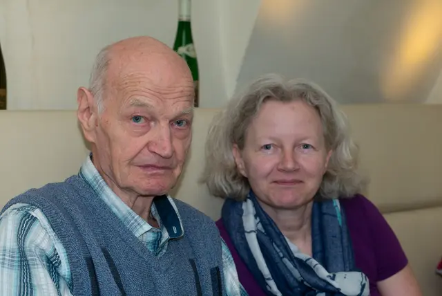 Bert Wieser und Helga Romana Streif, die ihm in Computersachen zur Seite steht. | Foto: Santrucek