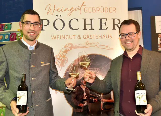Winzer des Abends die Pöcher Brüder | Foto: Herbert Schleich