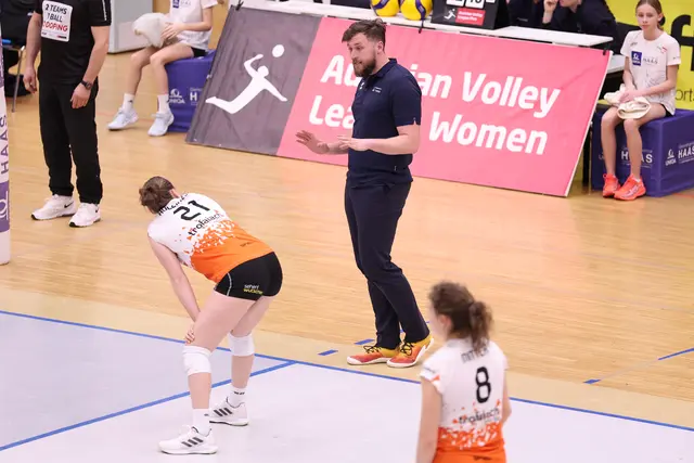 Headcoach Michael Murauer hat die Erzbergmadln perfekt für das Entscheidungsspiel vorbereitet. | Foto: GEPA pictures/Chris Bauer