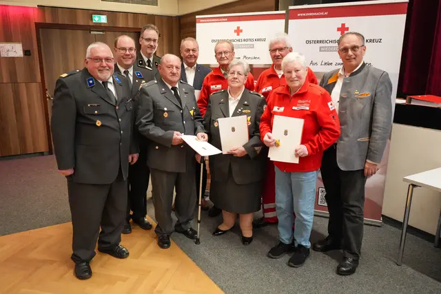 Günter Sidy, Thomas Hasenberger, Martin Nigischer, Johann Götzinger, Karl Dangl, Leopold Hengl, Brigitte Götzinger, Johann Neubauer, Ilse Himmelmeier, Richard Hogl | Foto: Richard Hogl