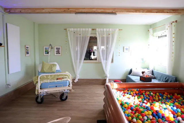 Die Patientinnen und Patienten treten in einem geschützten Indoor-Therapieraum in Kontakt mit den Tieren.  | Foto: Lichtblickhof