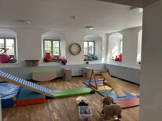 Der neue Bewegungsraum ist voll ausgestattet und begeistert die Kinder. | Foto: MeinBezirk Salzburg