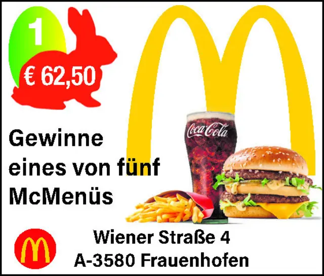 Gewählten Gewinn (Zahl), entweder mit dem Gewinnkupon der Printausgabe vom 18./19.03. oder per Mail an horn@meinbezirk.at senden.