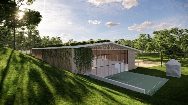 So soll die neue Halle künftig aussehen.