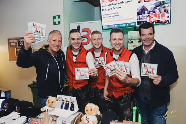 Die neue CD "Steirer Ehrenwort" kam in Ligist gut an. | Foto: Ligister Musi Boom