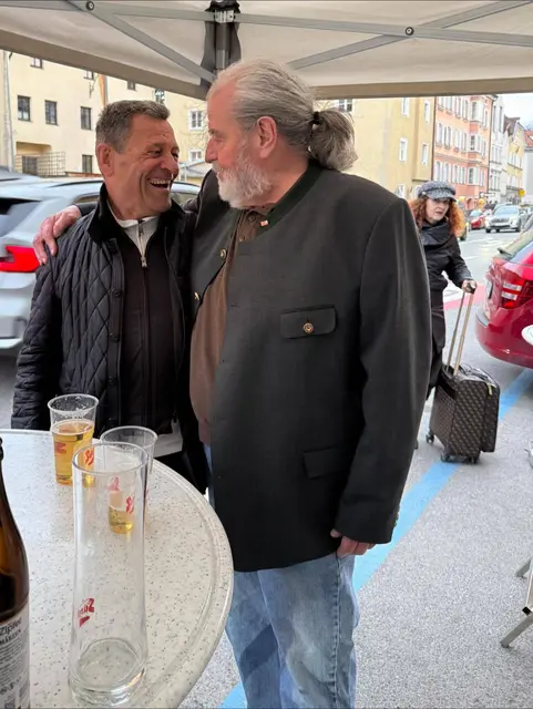 Gern gesehener Gast: Franzl Posch und Franz Litterbach | Foto: Litterbach