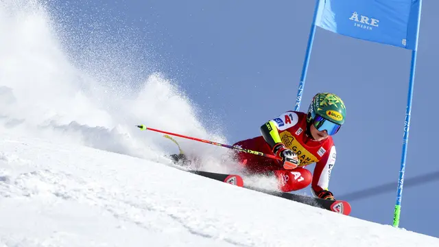 Die Fahrt zum endgültigen Sieg im Riesentorlaufweltcup | Foto: GEPA pictures