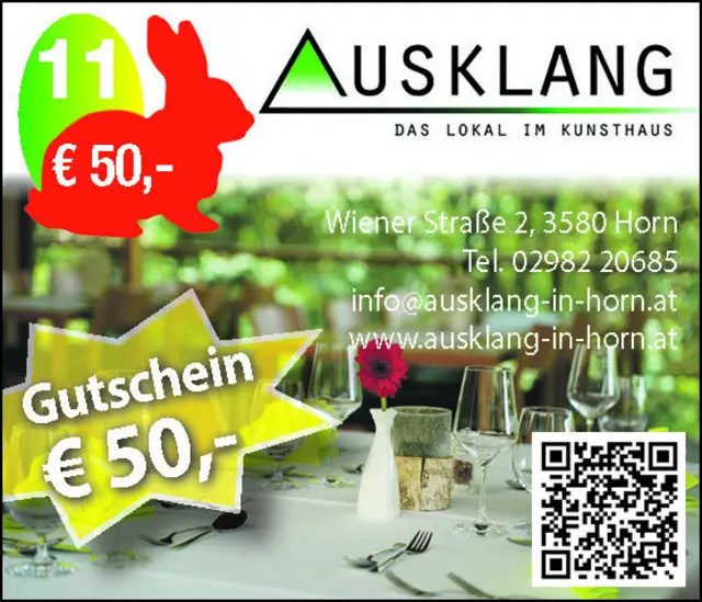 Gewählten Gewinn (Zahl), entweder mit dem Gewinnkupon der Printausgabe vom 18./19.03. oder per Mail an horn@meinbezirk.at senden.