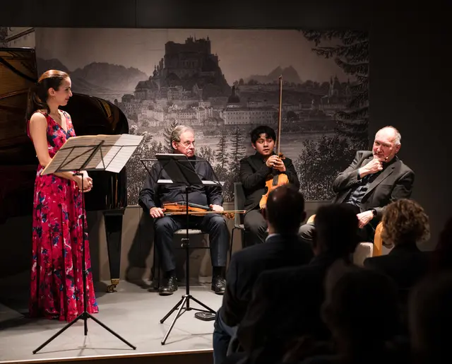 Pianistin Mitra Kotte, Geigenvirtuose Christian Altenburer, Raika Yamakage (Viola) und Claus-Christian-Schuster, Pianist, Musikdenker und Mitbegründer des berühmten Altenberg Trios. | Foto: Haydnregion Niederösterreich