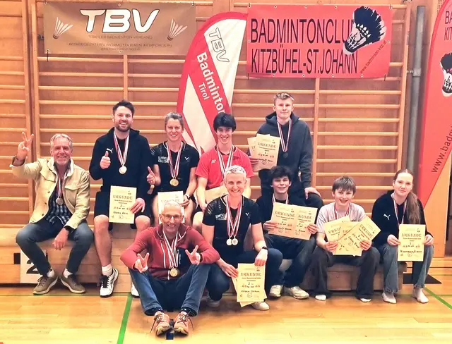 Die Medaillengewinner des heimischen Vereins. | Foto: Badmintonclub