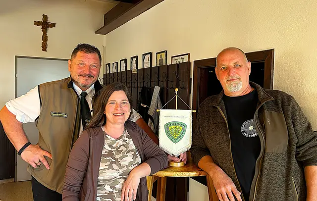 Die Oberschützenmeister Josef Kohzina, Claudia Pilgram und Gerhard Doppelhofer. | Foto: Schützenverein-Mistelbach 