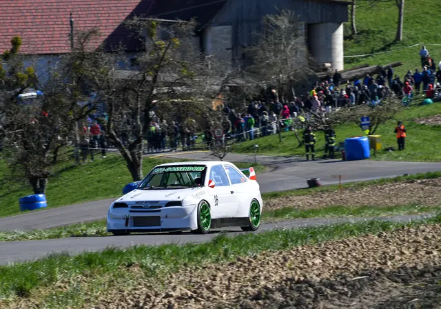 Fahrer und Veranstalter in Personalunion: Markus Binder im Ford Escort Cosworth vom MSC Gossendorf  | Foto: Wolfgang Maringer/HillClimbFans