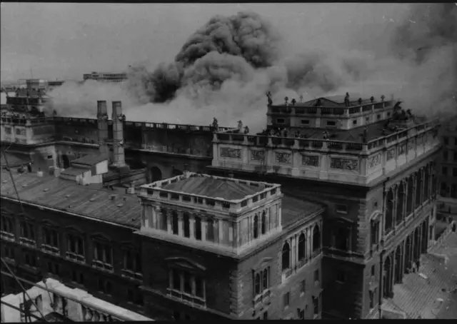 Die Nacht, als die Wiener Börse lichterloh in Flammen stand