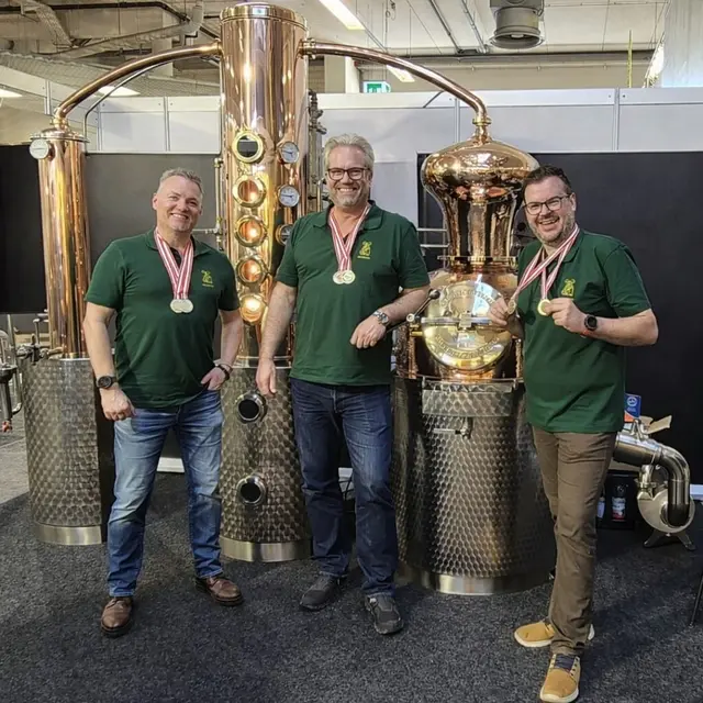 Martin Fischer, Nikolaus Holstein (Mastermind) und Wolfgang Nothnagel. | Foto: Holstein Spirits
