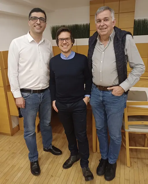 Organisationsteam: Daniel Baumgartner, Kayahan Kaya und Reinhard Macht.  | Foto: Kaya