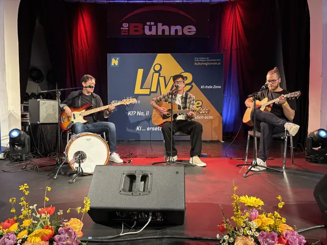 Platz 2: Das Trio "Ringelspü" sangen "Wie geht's Leben" Lilienfeld | Foto: Lauren Fahrenberger / MeinBezirk