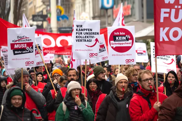 Die KV-Verhandlungen im Finanzsektor sind auch in der zweiten Runde ohne Ergebnis zu Ende gegangen. (Archiv) | Foto: Gewerkschaft GPA, Edgar Ketzer