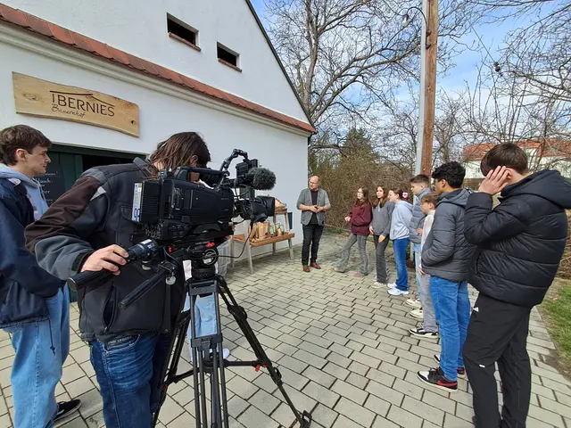Der ORF drehte an der Mittelschule Hollabrunn. | Foto: Mittelschule Hollabrunn