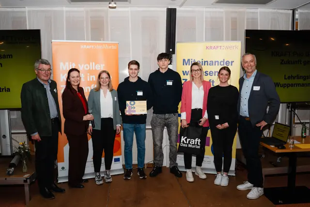 Wuppermann-Lehrlinge sicherten sich einen Junior Award. | Foto: Kraft/Nadine Propst