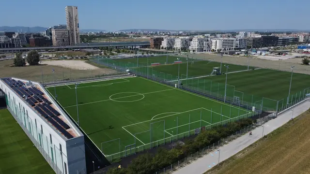 Der "Platz des Fußballes" könnte sich bald beim neuen ÖFB-Campus in der Seestadt befinden. | Foto: Egzon Asani/STRABAG