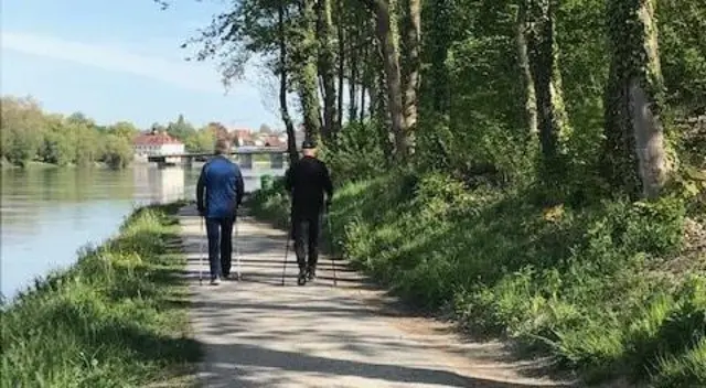 Der Rundwanderweg Innauen führt vom Kurhaus der Barmherzigen Brüder in Schärding bis zum Sportplatz St. Florian und wieder retour. | Foto: Schärding Tourismus