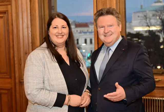 Gaál wurde am 24. Mai 2018 als Stadträtin für Wohnbau und Frauen in der ersten Stadtregierung unter Ludwig ernannt und war seine Nachfolgerin auf der Position des Wohnbaustadtrats. (Archiv) | Foto: PID/Christian Jobst