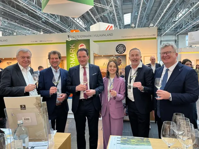 Hoher Besuch am Stand von Skoff Original in Düsseldorf | Foto: Skoff Original