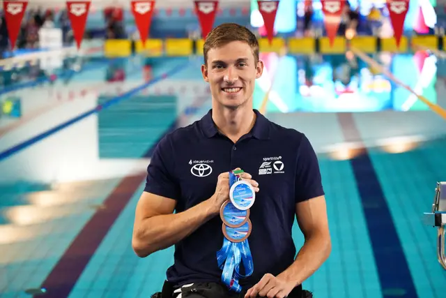Der niederösterreichische Para-Schwimmer Andreas Ernhofer unterstreicht beim Weltcup im italienischen Lignano Sabbiadoro seine internationale Klasse.  | Foto: Lena Ernhofer 