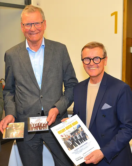 Voll im Einsatz für die gute Sache (v.l.): Rechtsanwalt Andreas Ermacora und Paul Fink („by Fink’s“, Innsbruck). | Foto: RC Innsbruck Goldenes Dachl