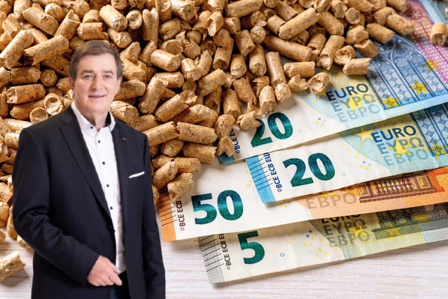 Goach: "Die Preissteigerungen sind nicht durch internationale Krisen erklärbar. Pellets werden regional produziert und stehen in keinem direkten Zusammenhang mit geopolitischen Konflikten wie im Nahen Osten." | Foto: Canva Collage: stock.adobe.com/at/Maryia_AK Kärnten/Gernot Gleiss