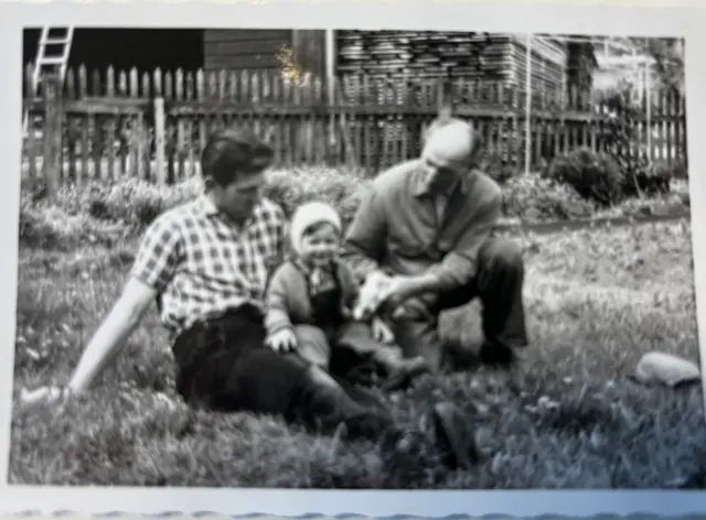 1963, Drei Polt-Generationen auf einem Bild. | Foto: Polt