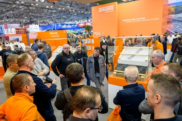 Mit mehr als 1.000 m² Ausstellungsfläche war Bauder der größte Aussteller in Köln. | Foto: Paul Bauder GmbH & Co.KG/Frank Jankowski