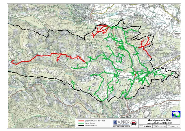 In Wies ist schon sehr viel ausgebaut, das Netz ist im Besitz der Marktgemeinde. | Foto: Marktgemeinde Wies/Kapper